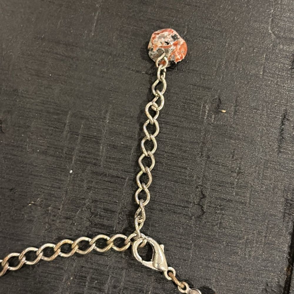 Gemstone Sunstone Chip-Bead Boho Toggle Closure N… - image 3